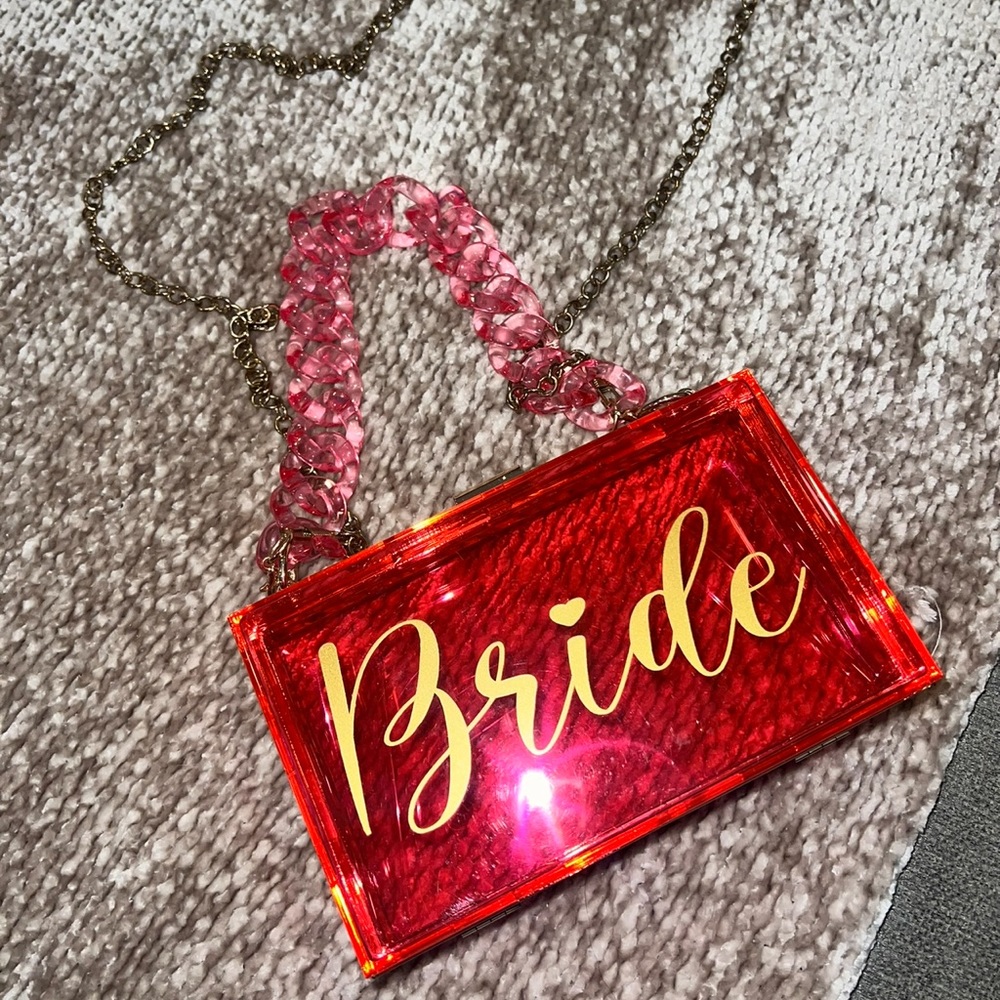 Pink Bride box bag. - Picture 2 of 2